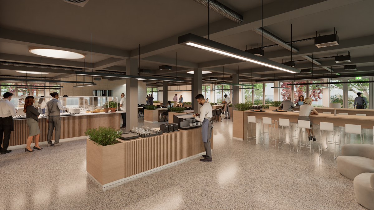 Projektbild Neubau Mensa